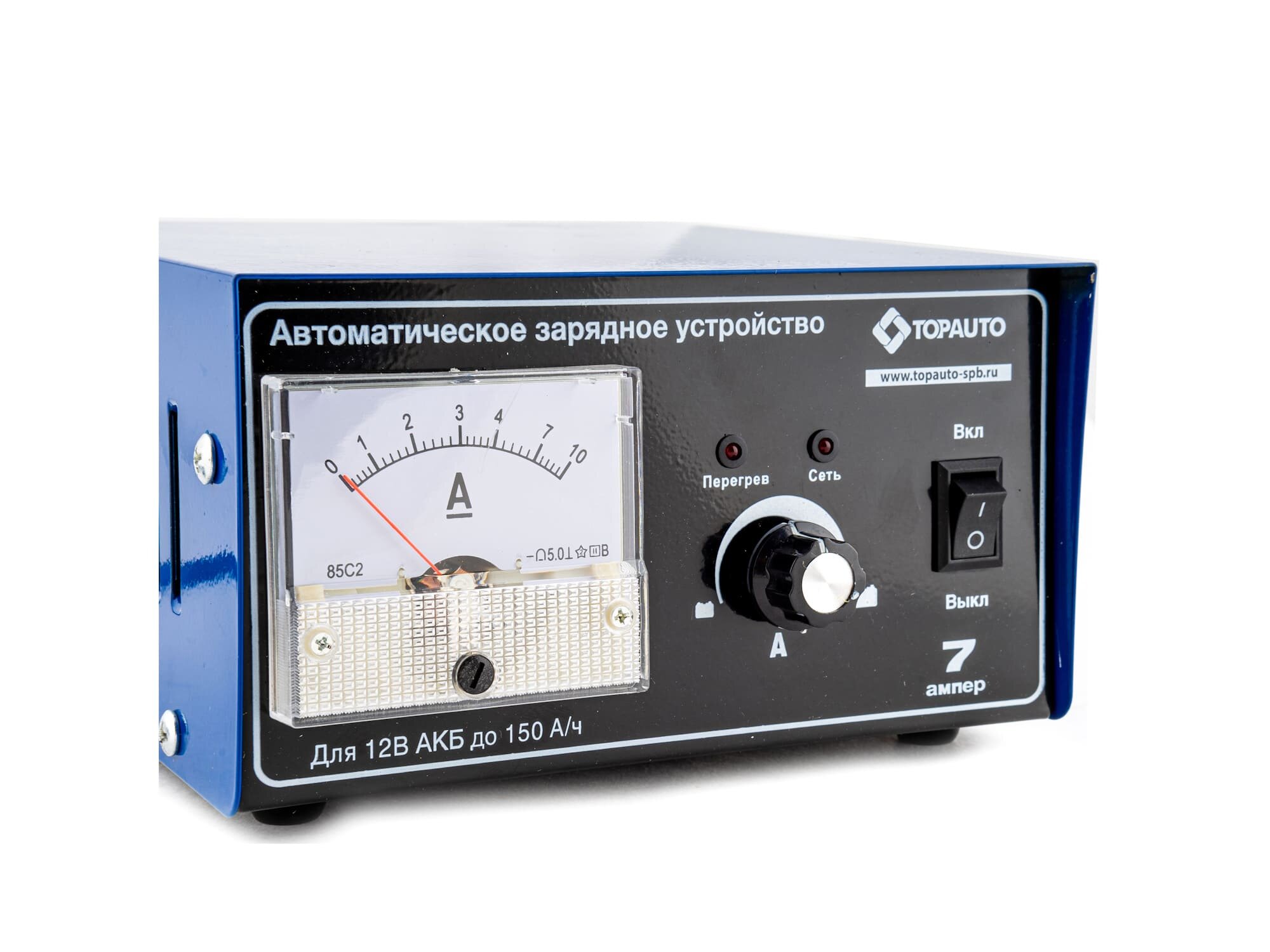 Зарядное устройство TopAuto АЗУ-7 (для АКБ 12 В, от 3 до 95 А·ч) — фото 1