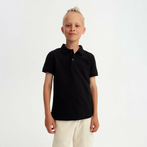 фото Футболка minaku, размер 110, черный