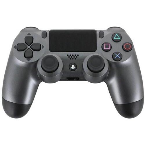 Беспроводной геймпад совместимый с PlayStation 4, модель Metallic Grey V2. Джойстик совместимый с PS4, PC и Mac, Apple, Android