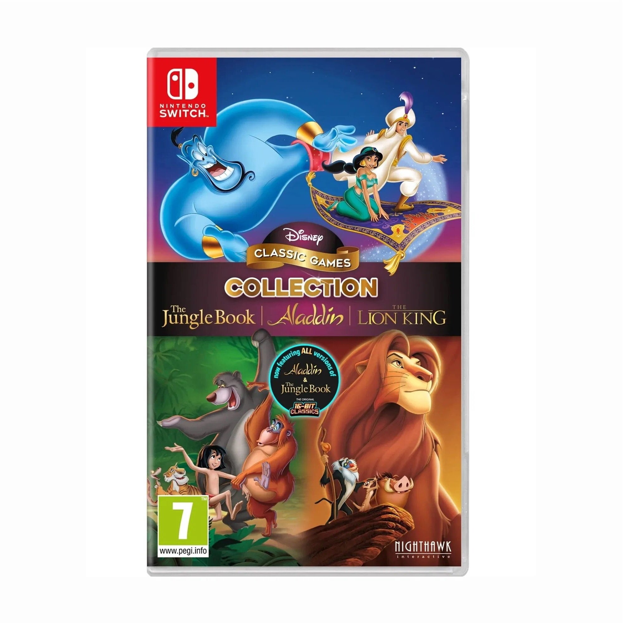 Игра для Nintendo Switch: Disney Classic Games: Collection - The Jungle Book + Aladdin + The Lion King
