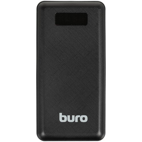 Мобильный аккумулятор Buro BPF30D 30000mAh 3A QC PD 22.5W 2xUSB черный (BPF30D22PBK) автомобильное зар устр buro bucn1 18w 3a pd qc usb c usb a универсальное черный bucn18p110bk