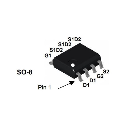 Микросхема FDS6900AS N-Channel MOSFET 30V 6.9A SO-8