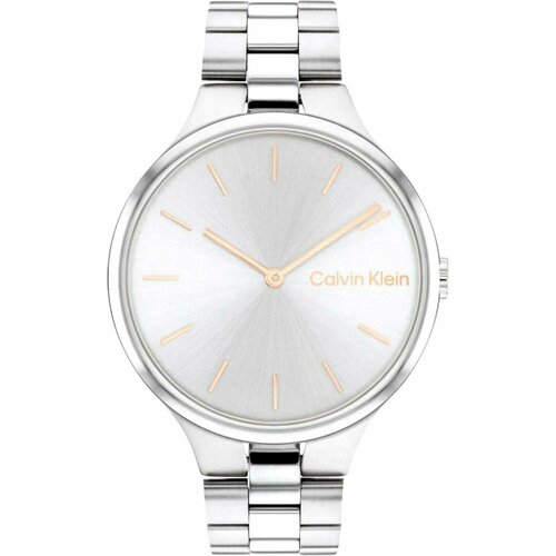 Наручные часы CALVIN KLEIN Швейцарские наручные часы Calvin Klein 25200128, серебряный