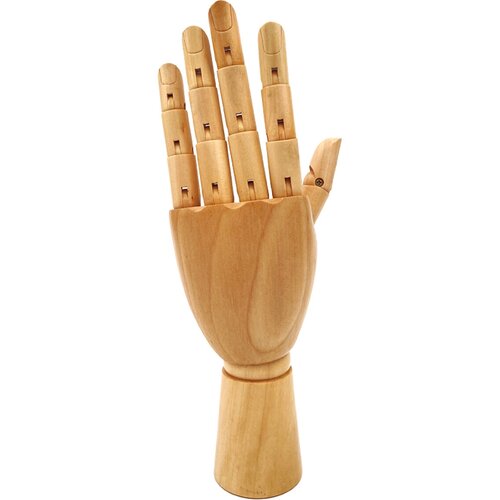 Манекен художественный рука Гамма Студия, мужская левая, деревянный, 30см манекен рука 30см мужская левая дерево гамма
