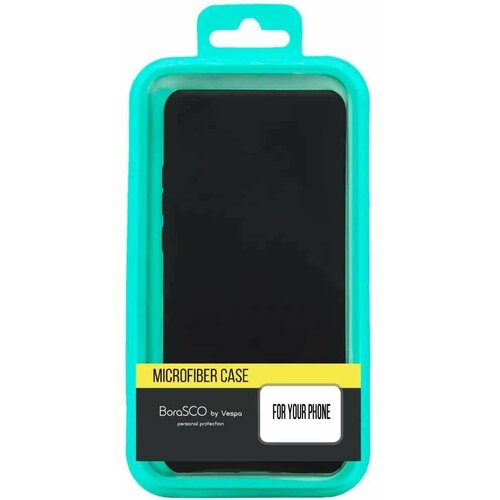 BoraSCO Чехол-накладка Microfiber Case для Samsung Galaxy A20s SM-A207FN (black) чехол накладка borasco microfiber case для samsung galaxy a03 sm a035f красный