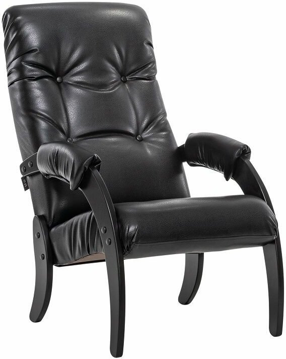 Кресло Модель 61, Венге, к/з Vegas Lite Black