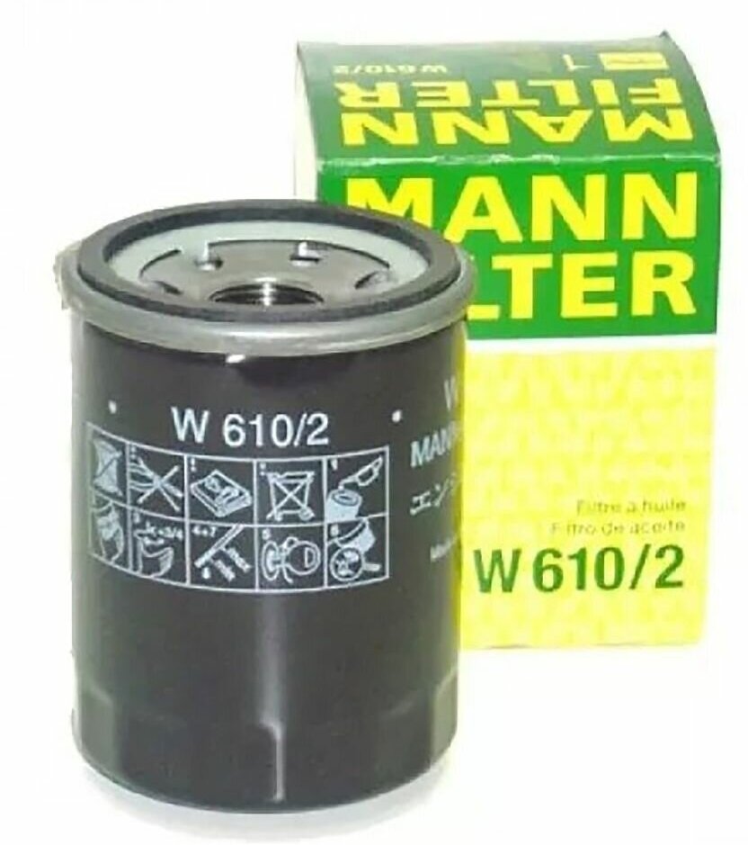 [W6102] MANN-FILTER Фильтр масляный - фото №11