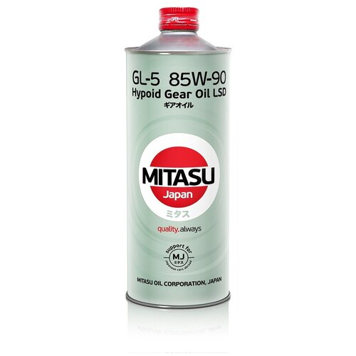 Масло трансмиссионное минеральное MITASU GEAR OIL GL-5 LSD 85W90 1л.