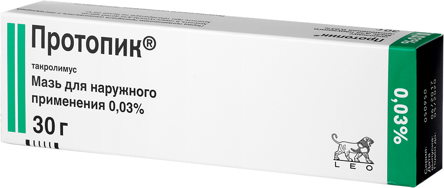 Протопик мазь для наружного применения 0,03 % 30 г 1 шт