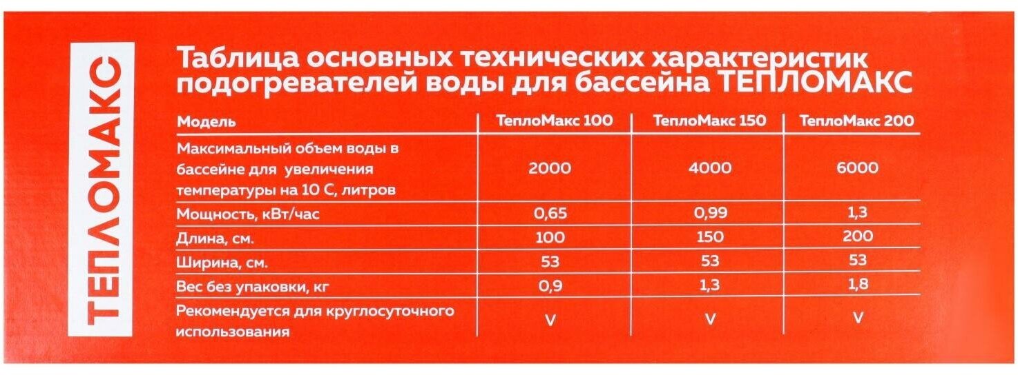 Электроподогреватель для бассейнов ТеплоМакс 100 - фото №6