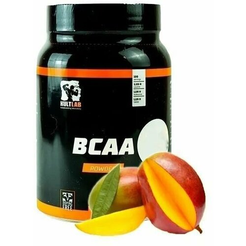 фото Аминокислоты kultlab bcaa, манго, 500 гр, 2:1:1 / культлаб аминокислоты бцаа