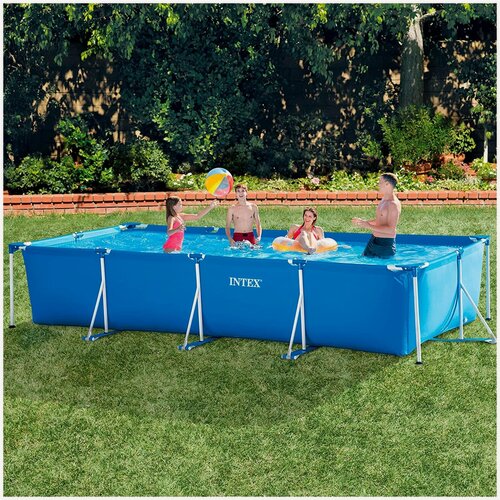 Изображение товара Каркасный бассейн прямоугольный Intex Rectangular Frame 450х220х84см