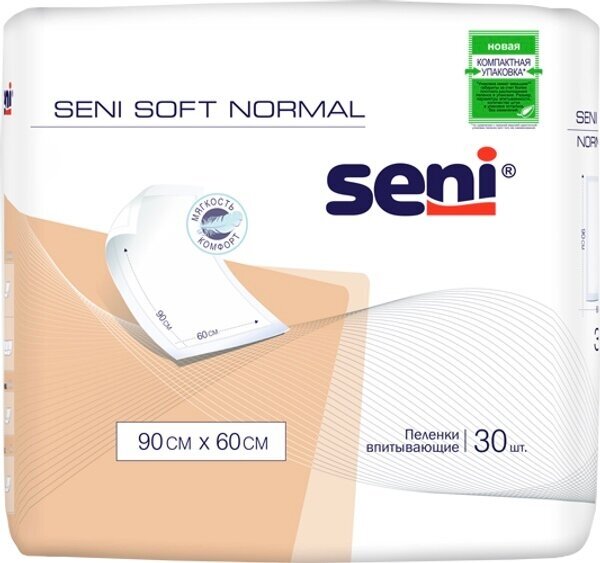 Пеленки Seni Soft Normal, 90х60 см, 30 шт.