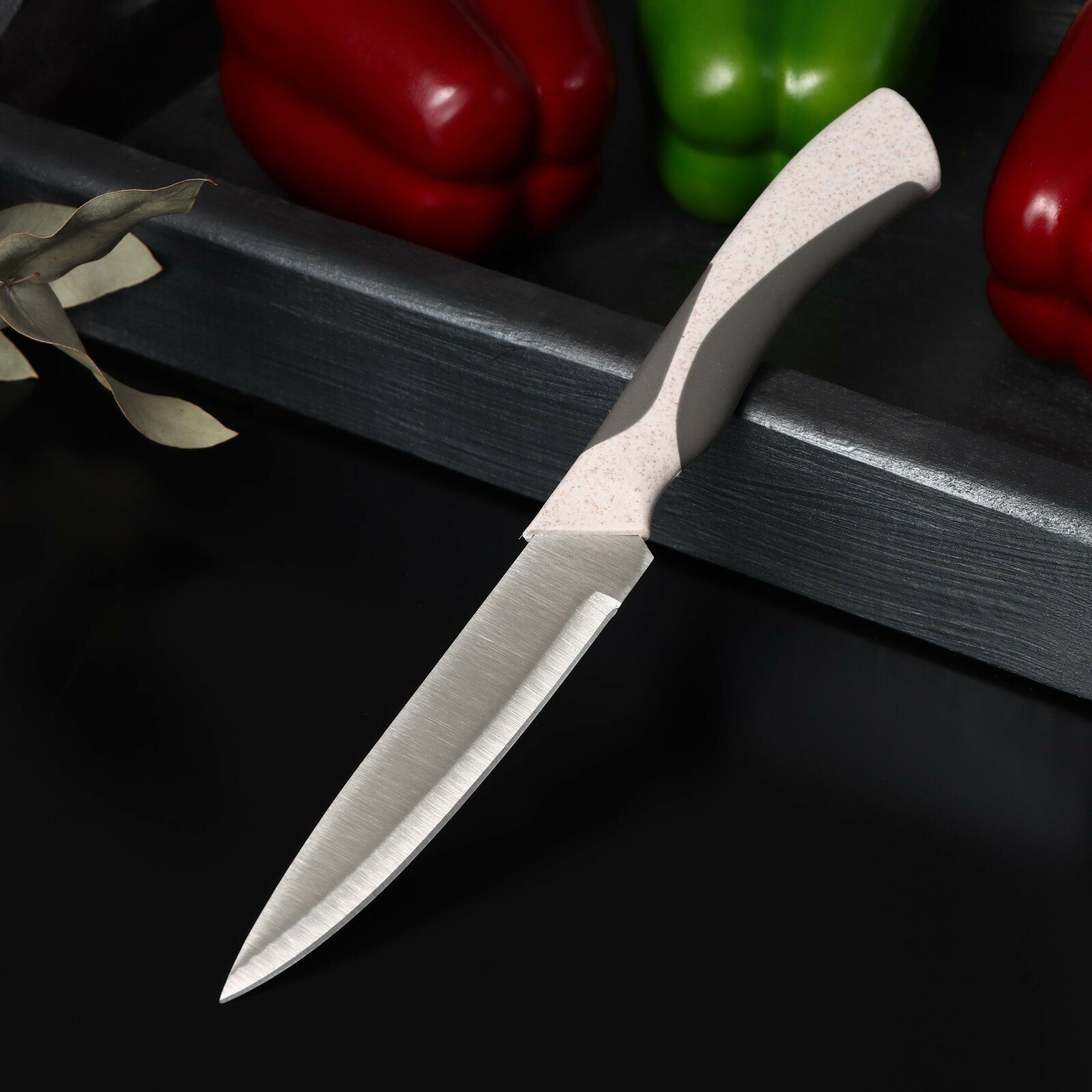 Нож кухонный «Мезури», лезвие 12,5 см, цвет микс - фотография № 3