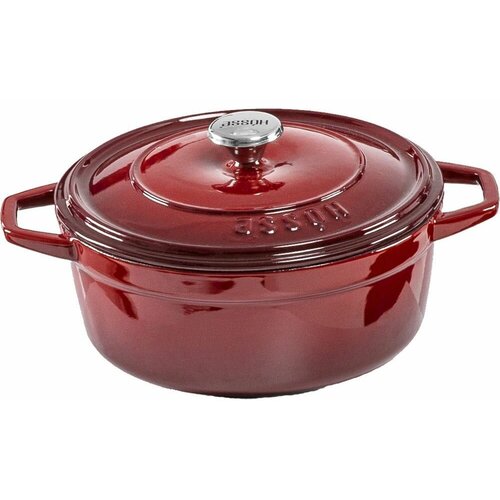 Глубокая кастрюля HOSSE диаметр 20 см красная HS Y DT 20 RED 7982₽