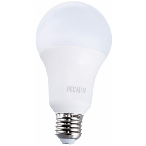 Светодиодная лампа Ресанта LL-R-A80-20W-230-3K-E27