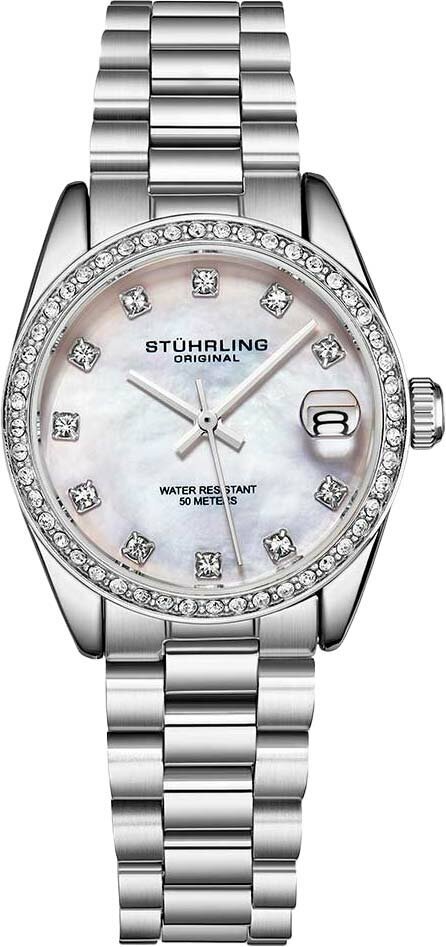 Наручные часы STUHRLING Vogue 3936.1, серебряный