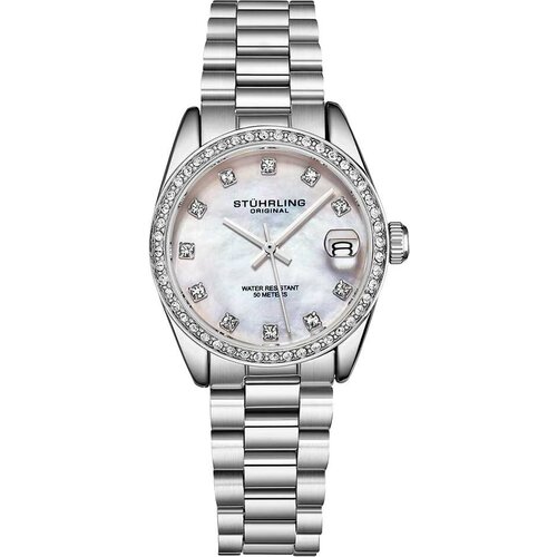 Наручные часы STUHRLING Vogue, серебряный