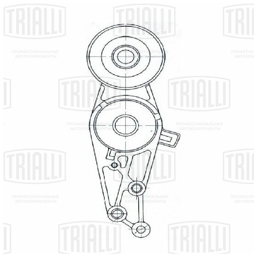 Ролик привод. ремня для автомобилей Audi A4 (00-) 1.6i/1.8i/2.0i (с натяж. мех.) (CM 5082) TRIALLI - фото №19