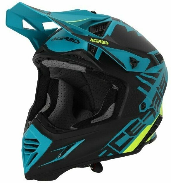 Кроссовый шлем ACERBIS X-TRACK 22-06 Green/Black