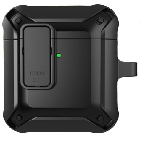 Чехол для AirPods 1 / 2 WiWU Mecha AirPods Case Black + Black