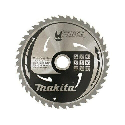 Пильный диск Makita M-force. 235мм,30мм,40Z B-08121