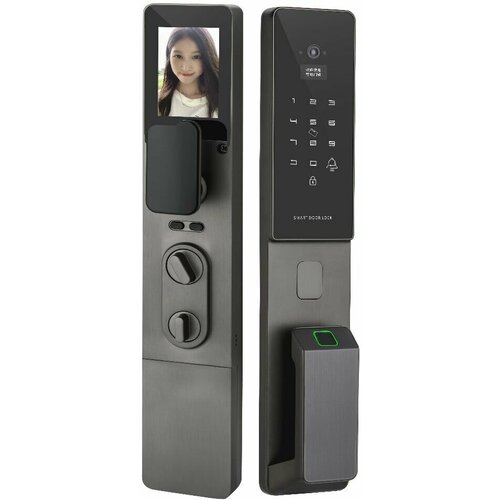 Умный дверной замок DiXiS Smart Door Fingerprint Lock DZ011A (Tuya) - Gray умный дверной замок dixis smart door fingerprint lock dl003a tuya black