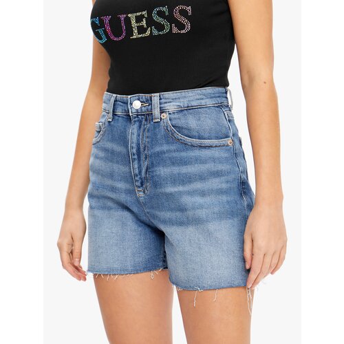 Шорты GUESS, размер 29, голубой