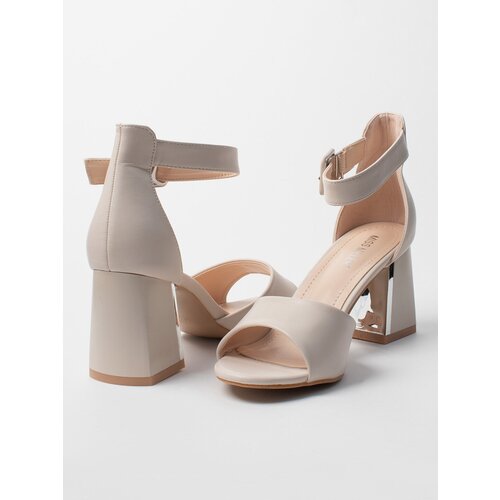 Босоножки MISS MILLER, размер 36, бежевый