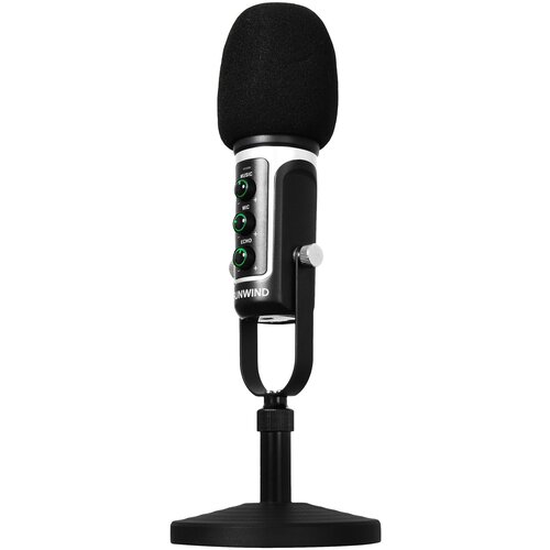 Микрофон Sunwind SW-SM500G черный