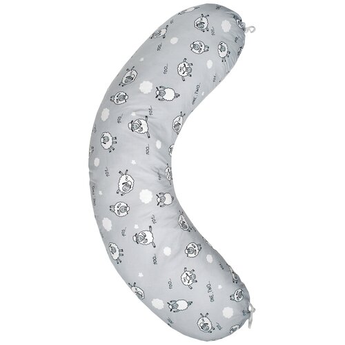 фото Наволочка к подушке для беременных amarobaby exclusive soft collection 170х25 (101 барашек)