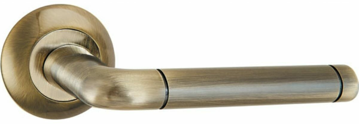 Ручка раздельная REX TL ABG-6 зеленая бронза 105 мм - фотография № 1