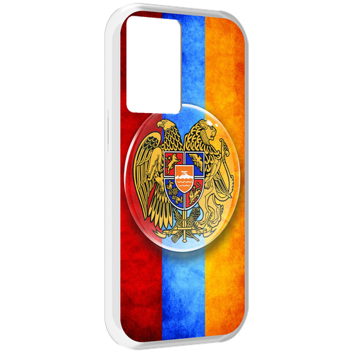 Чехол MyPads герб флаг армении для OnePlus Nord N20 SE задняя-панель-накладка-бампер