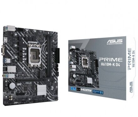 Материнская плата Asus PRIME H610M-K D4 (LGA1700, mATX)