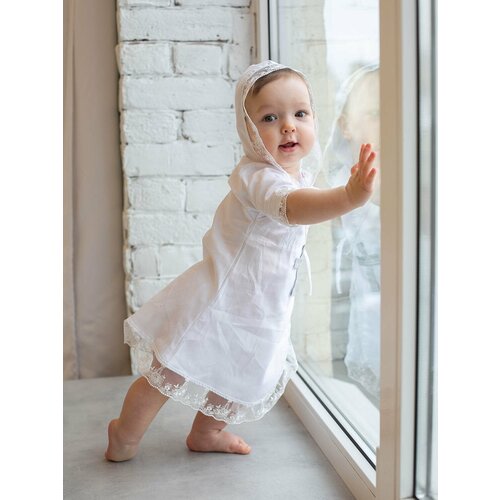 фото Рубашка lemur studio крестильная "серебро"