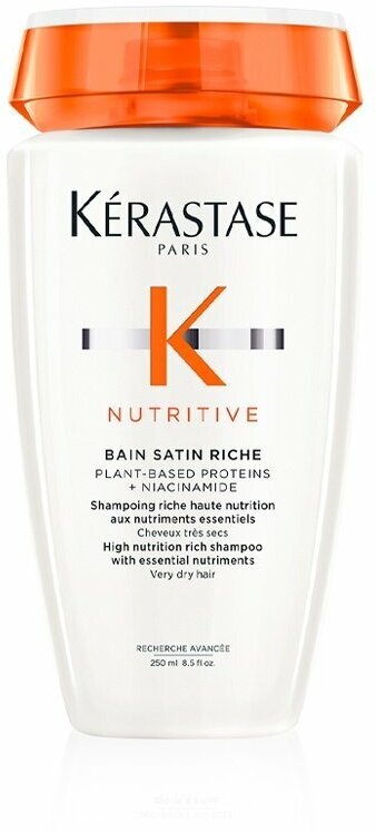 Шампунь Kerastase Nutritive Bain Satin Riche насыщенный для очень сухих волос, 250 мл.