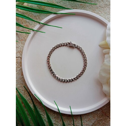 Браслет-цепочка Академия Важности, размер 16.5 см, размер one size, серебристый