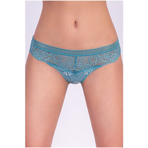 фото Milavitsa трусы танга средней посадки с кружевной вставкой букет одуванчиков, размер 98, тихая гавань