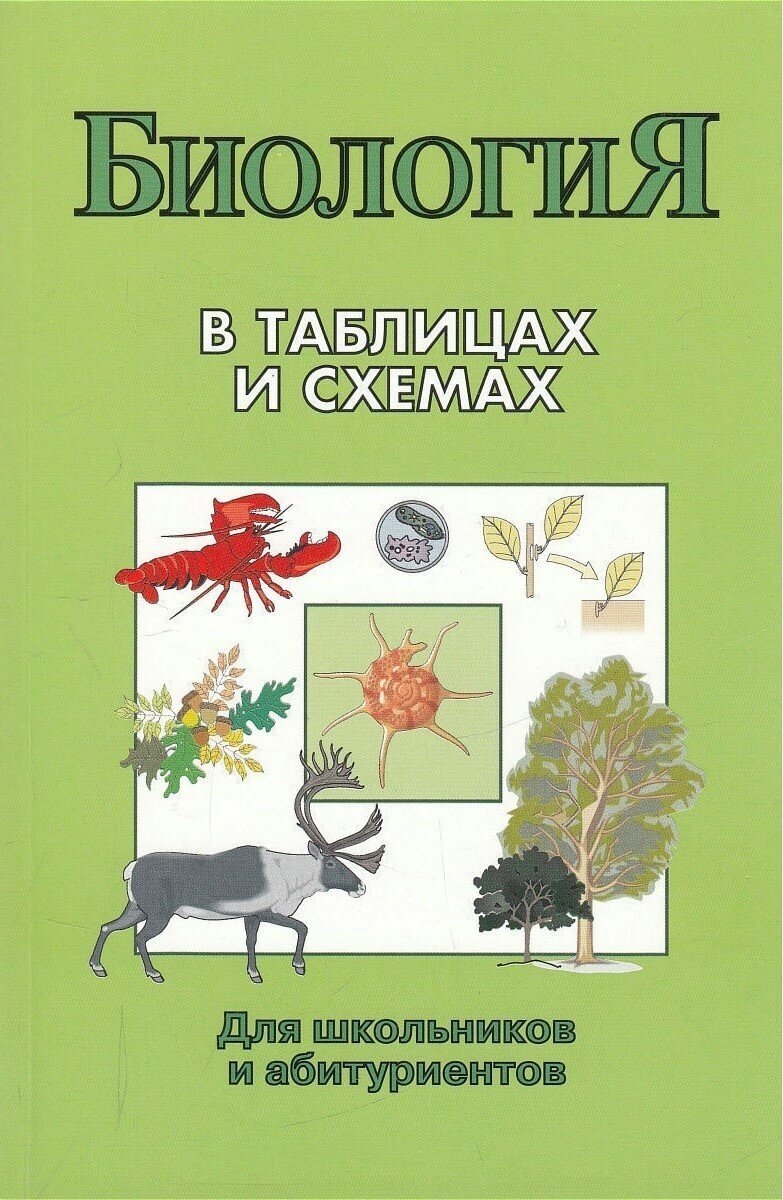 Биология в таблицах и схемах. Для школьников и абитуриентов. Онищенко А. В.