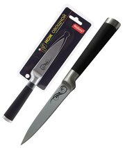 Нож для овощей (лезвие 9см) ручка прорезин, кованый с рис. MAL-07RS Mallony BL 985366 (арт. 277257)