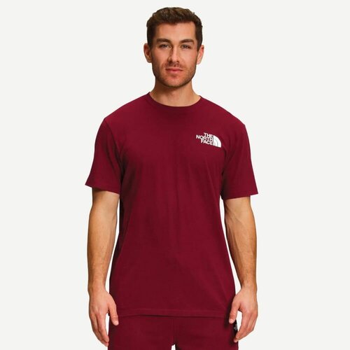 The North Face Футболка S/S Box NSE Tee M L, cordovan/black