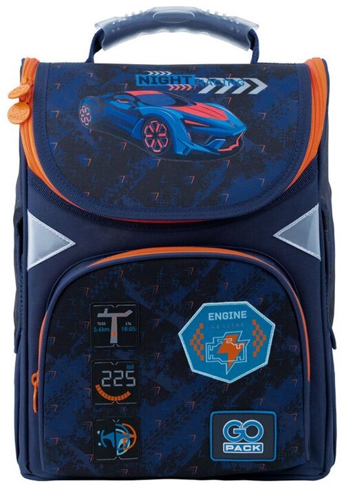 Каркасный школьный рюкзак для мальчика KITE GoPack Education GO22-5001S-7