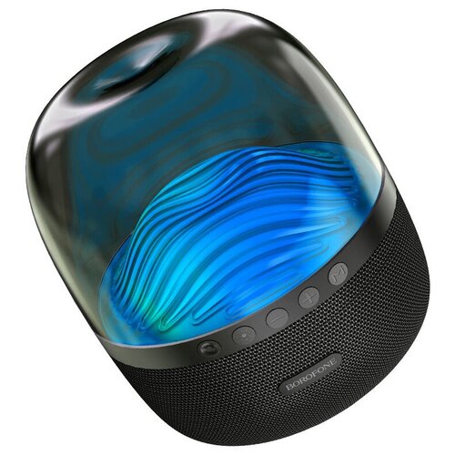 Колонка портативная Borofone, BP8, Glazed, Bluetooth, цвет: чёрный