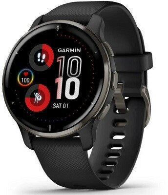 Умные часы Garmin Venu 2 Plus, черный 010-02496-11