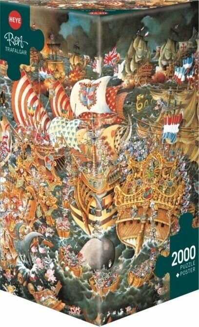 Пазл "Трафальгарская битва", 2000 деталей + постер (29795) - фото №3