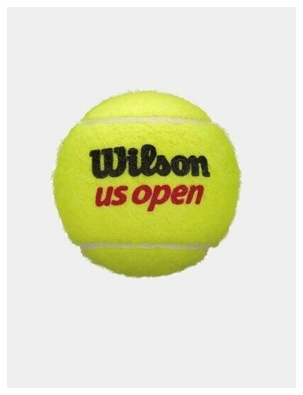 Набор мячей для большого тенниса Wilson US OPEN XD TBALL, 3 шт, Желтый, размер Без размера - фото №6