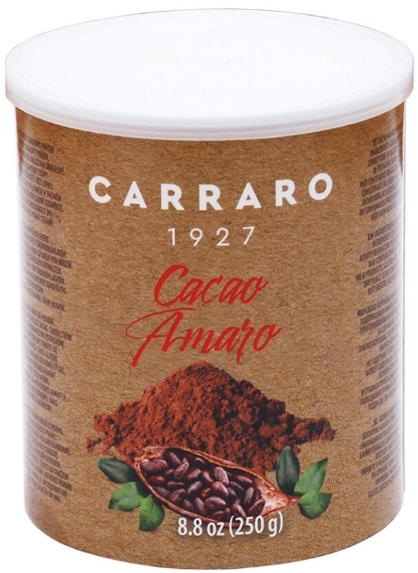 Какао горькое Carraro Bitter Amaro 250г, Италия