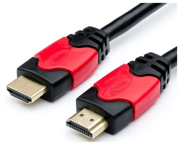 Аксессуар ATcom HDMI - HDMI ver 1.4 for 3D 1m Red-Gold AT14945