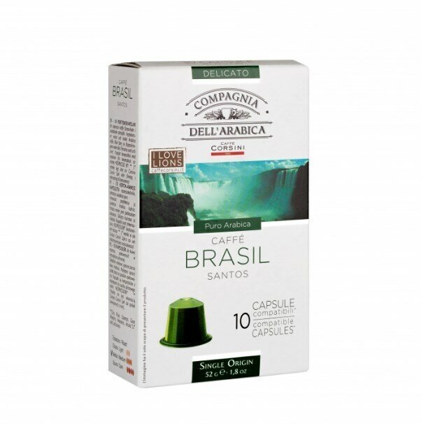 Кофе в капсулах системы Nespresso CDA Puro Arabica Brasil Santos 10х5,2 52г - фотография № 10