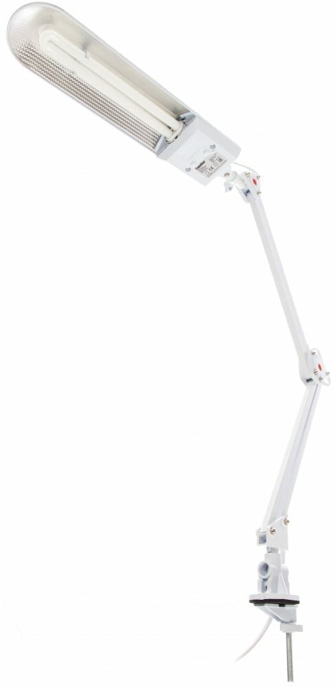 Лампа настольная Camelion KD-017C белая, 3279